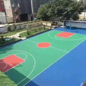 硅pu籃球場